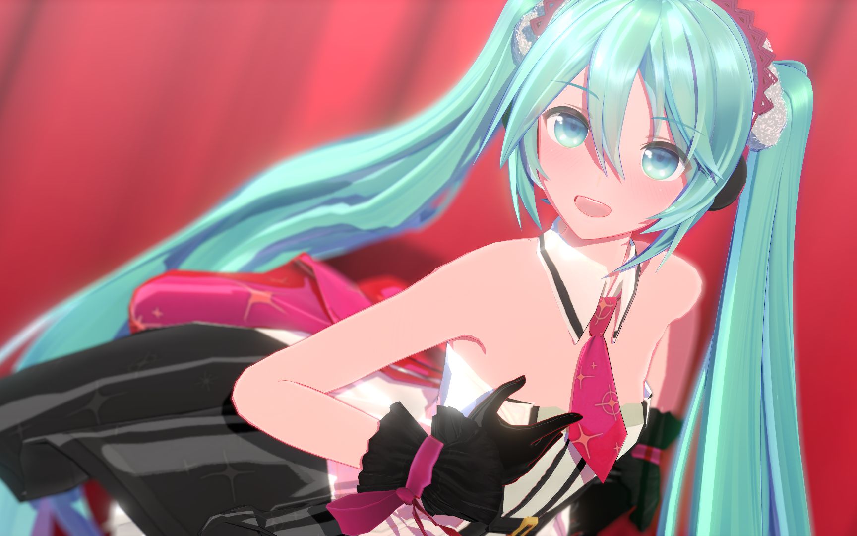 [图]【VOCALOID/MMD】世界第一的公主殿下【2D向渲染】