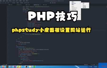 【PHP技巧】phpstudy小皮面板设置网站运行目录为public哔哩哔哩bilibili