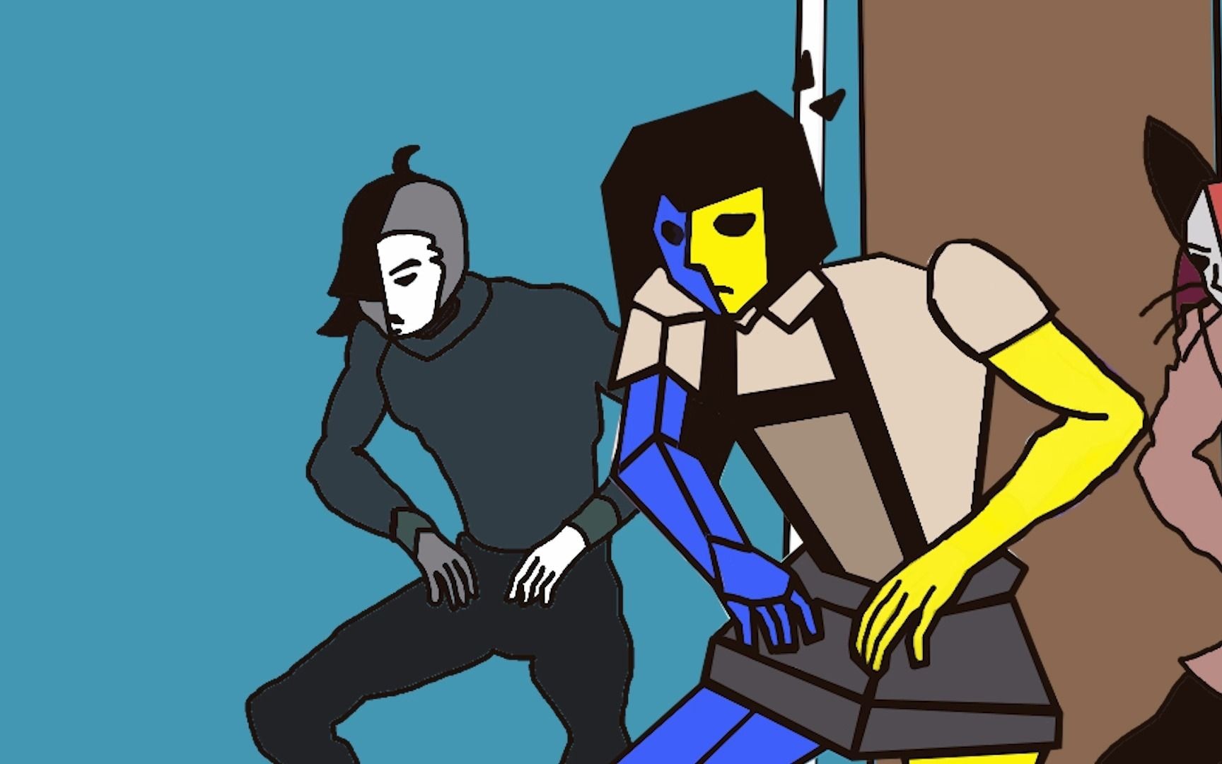 【jojo/ena/爆肝描改】ena的黑帮摇