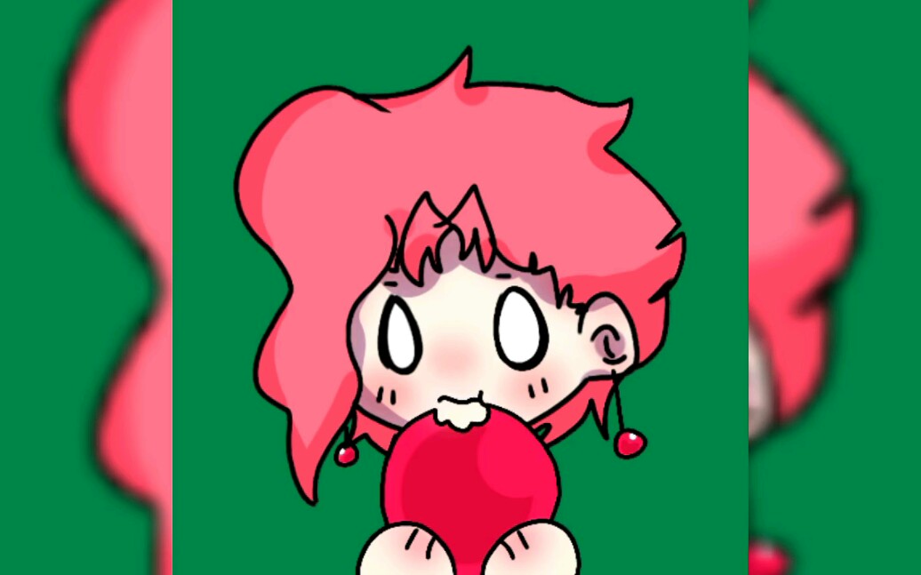 jojogif来和花京院一起吃樱桃吧