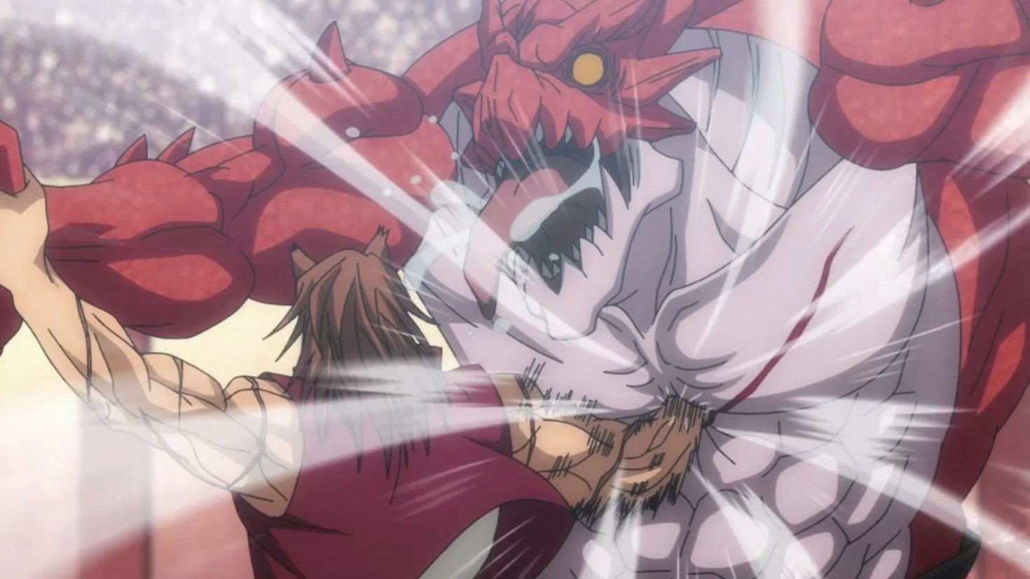 得知龙人力量用尽彻底失控,兽人大怒,竟一击将其击败,实力直至s级