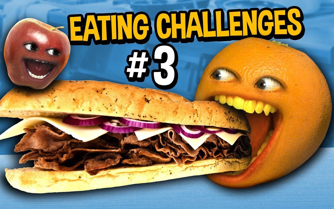 [图]【烦人的橘子】Annoying Orange - Eating Challenges #3