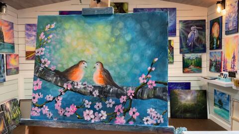 34+ Paint Cherry Blossom Tree