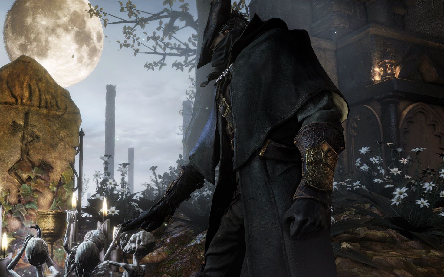 血源诅咒-双电锯战路德维格 两盟友屠第一主教_哔哩