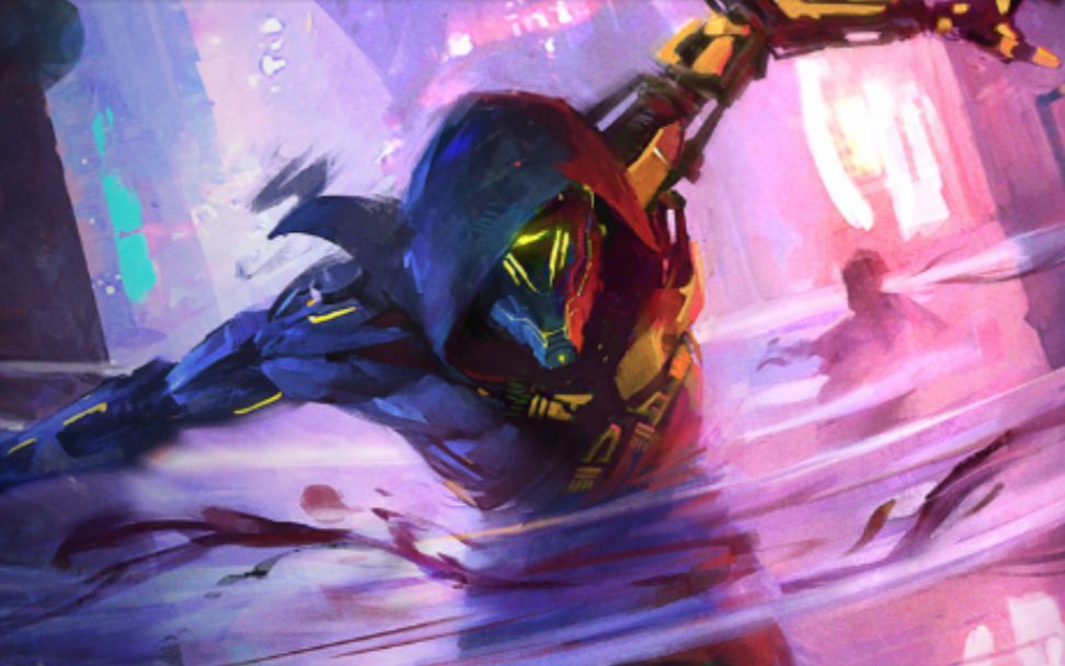 赛博朋克武士ghostrunner 第一人称的武士刀零 demo试玩_哔哩哔哩_bil