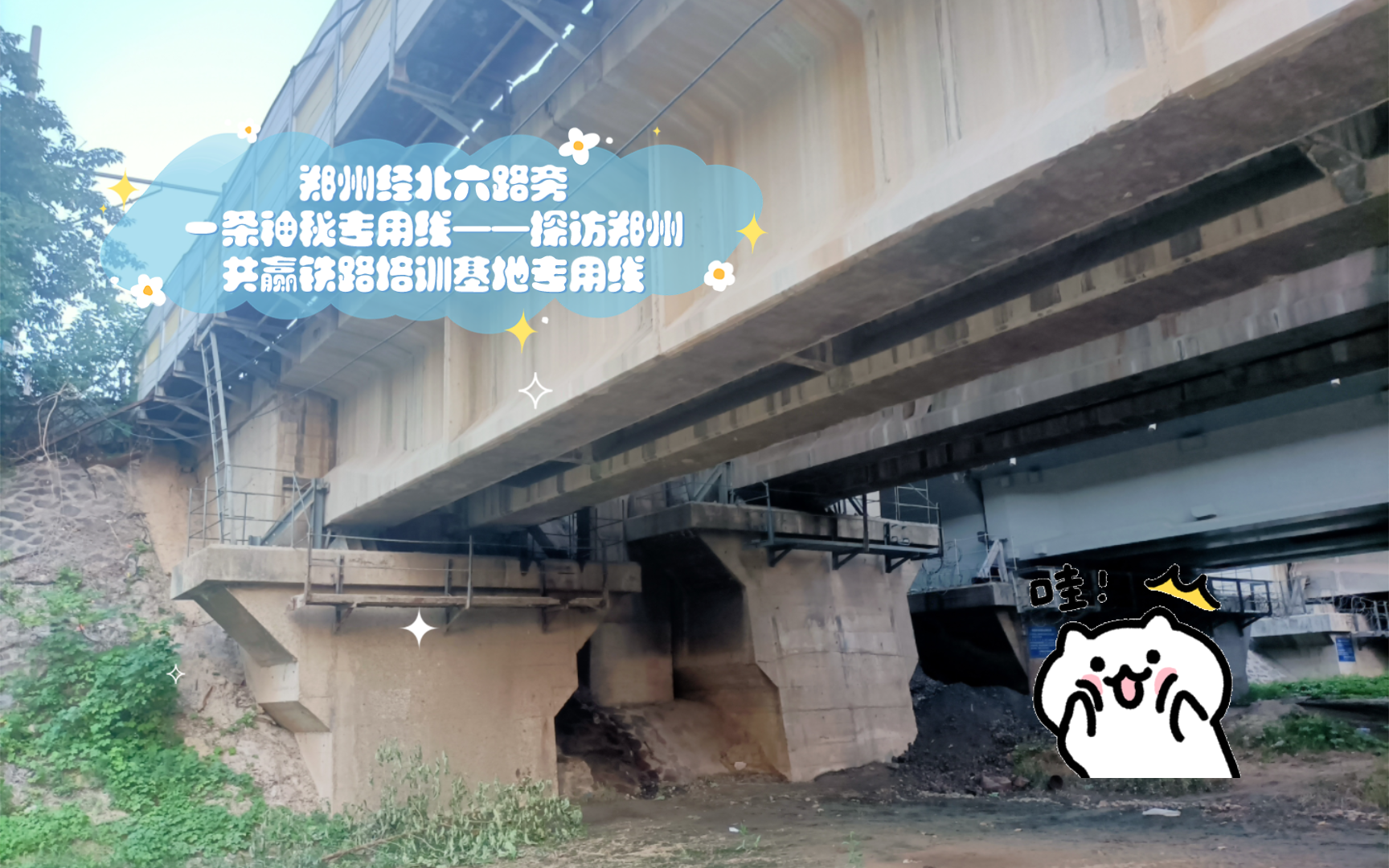 郑州经北六路旁一条神秘的专用线——探访郑州永平路粮库专用线(现已改为共赢铁路培训基地专用线)哔哩哔哩bilibili