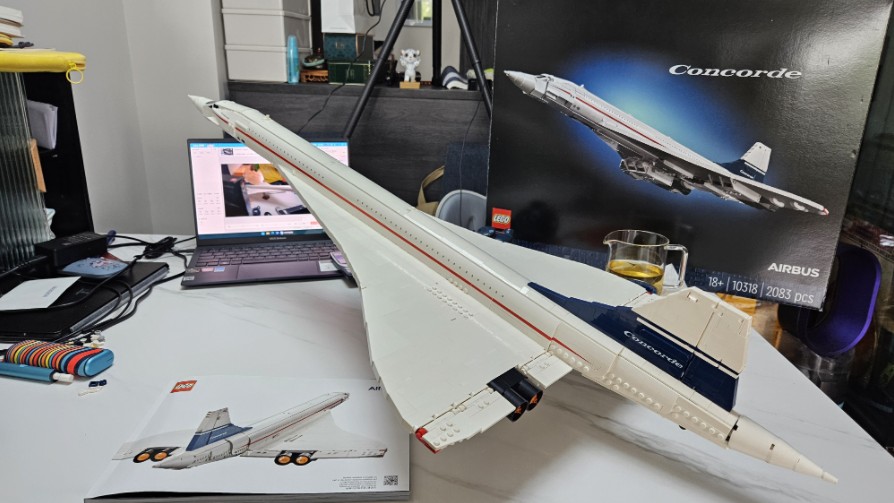 协和生产线重开:乐高 10318 concorde 超音速客机