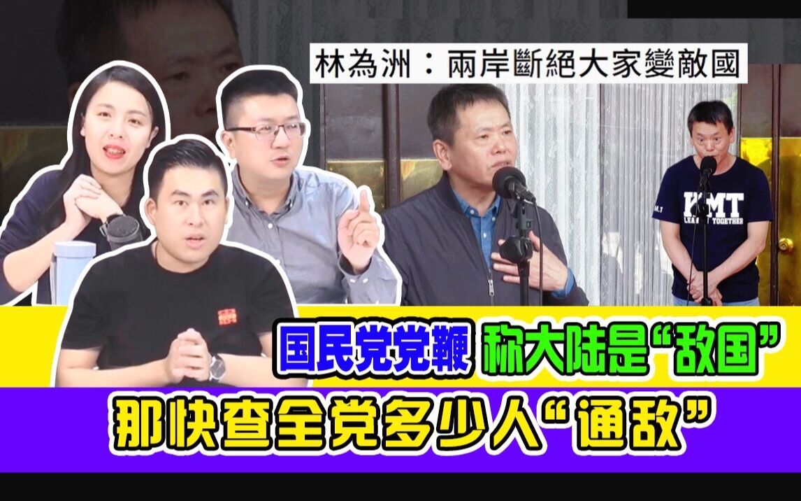 王炳忠:国民党党鞭称大陆是“敌国” 那快查全党多少人“通敌”哔哩哔哩bilibili