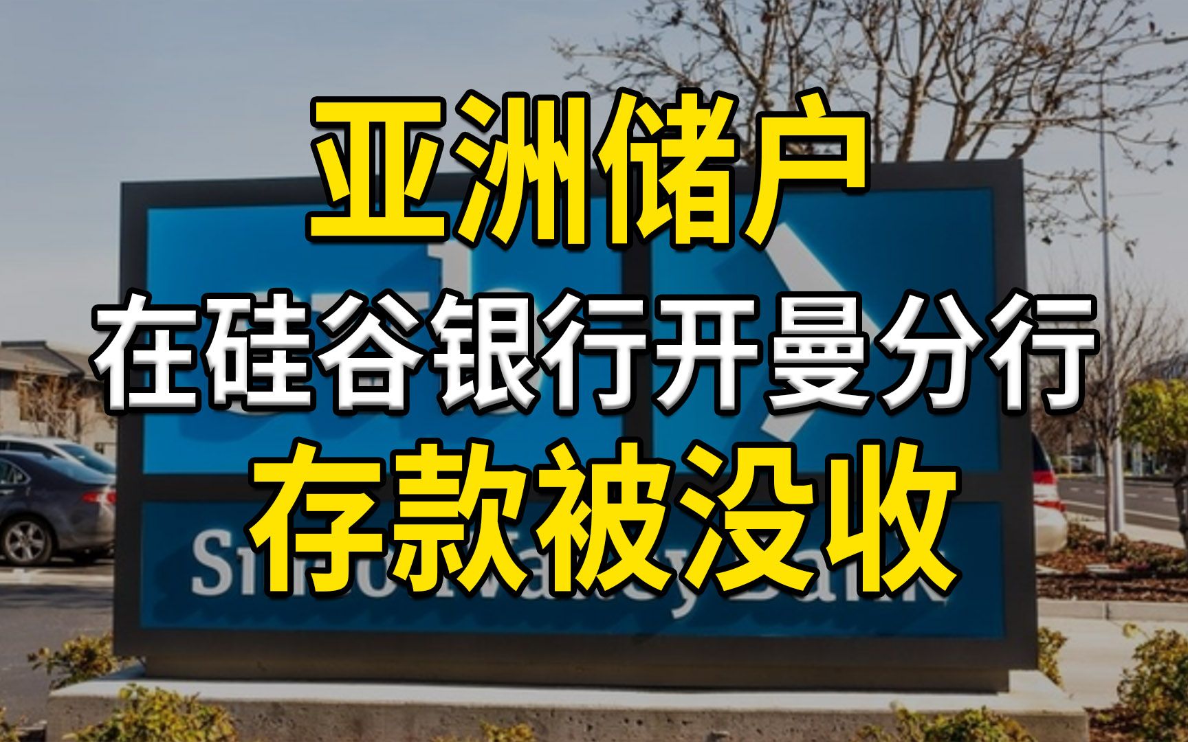 亚洲储户在硅谷银行开曼分行存款被没收,没有巧取,只剩豪夺哔哩哔哩bilibili