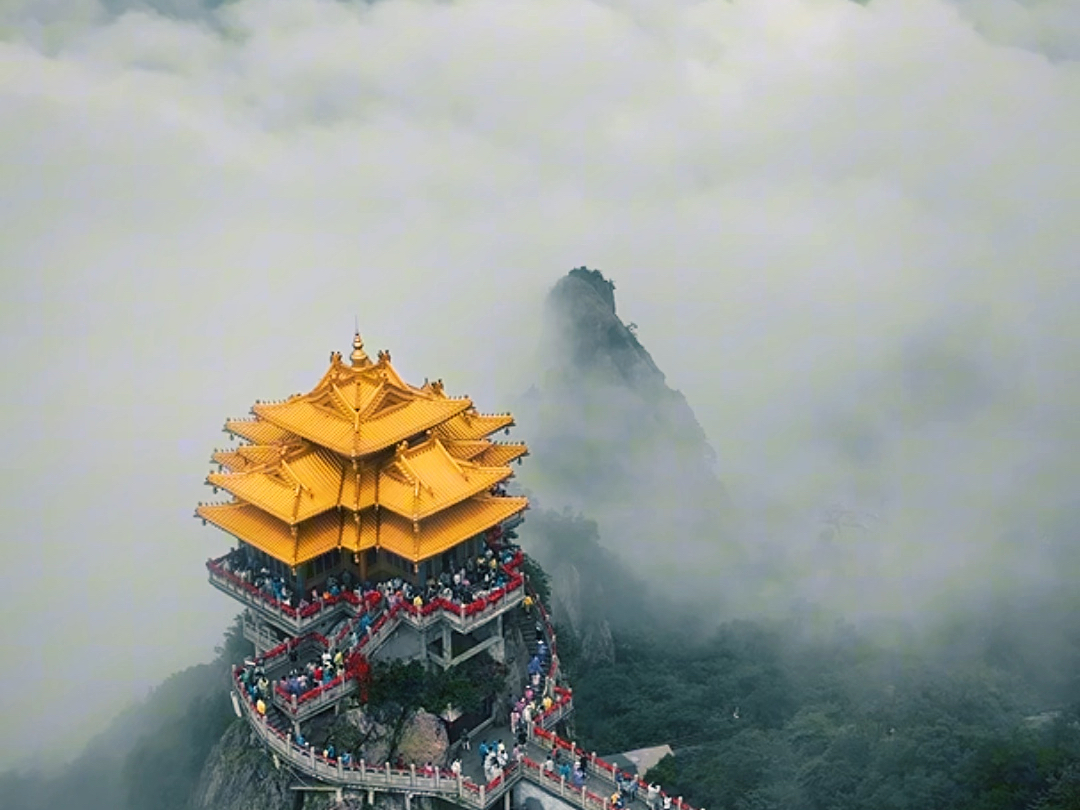 老君山"福禄寿喜财"五座天宫到底有多好看