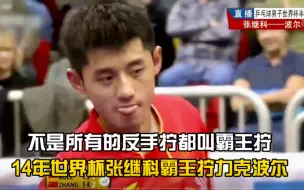 Скачать видео: 不是所有的反手拧都叫霸王拧，14年世界杯张继科霸王拧力克波尔