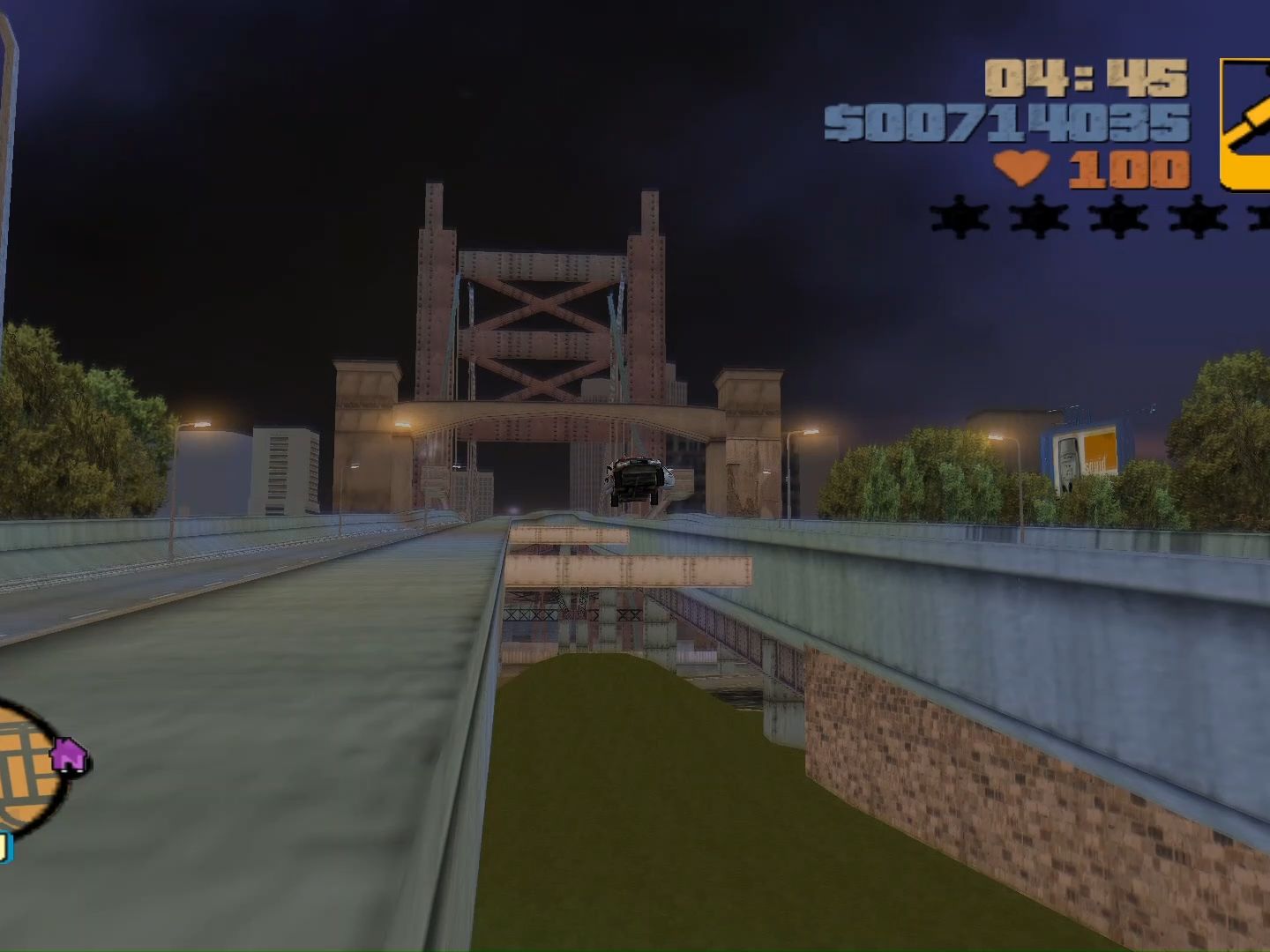 [图]【笑星解说】《GTA3 100％攻略》飞车特技跳跃 第五期