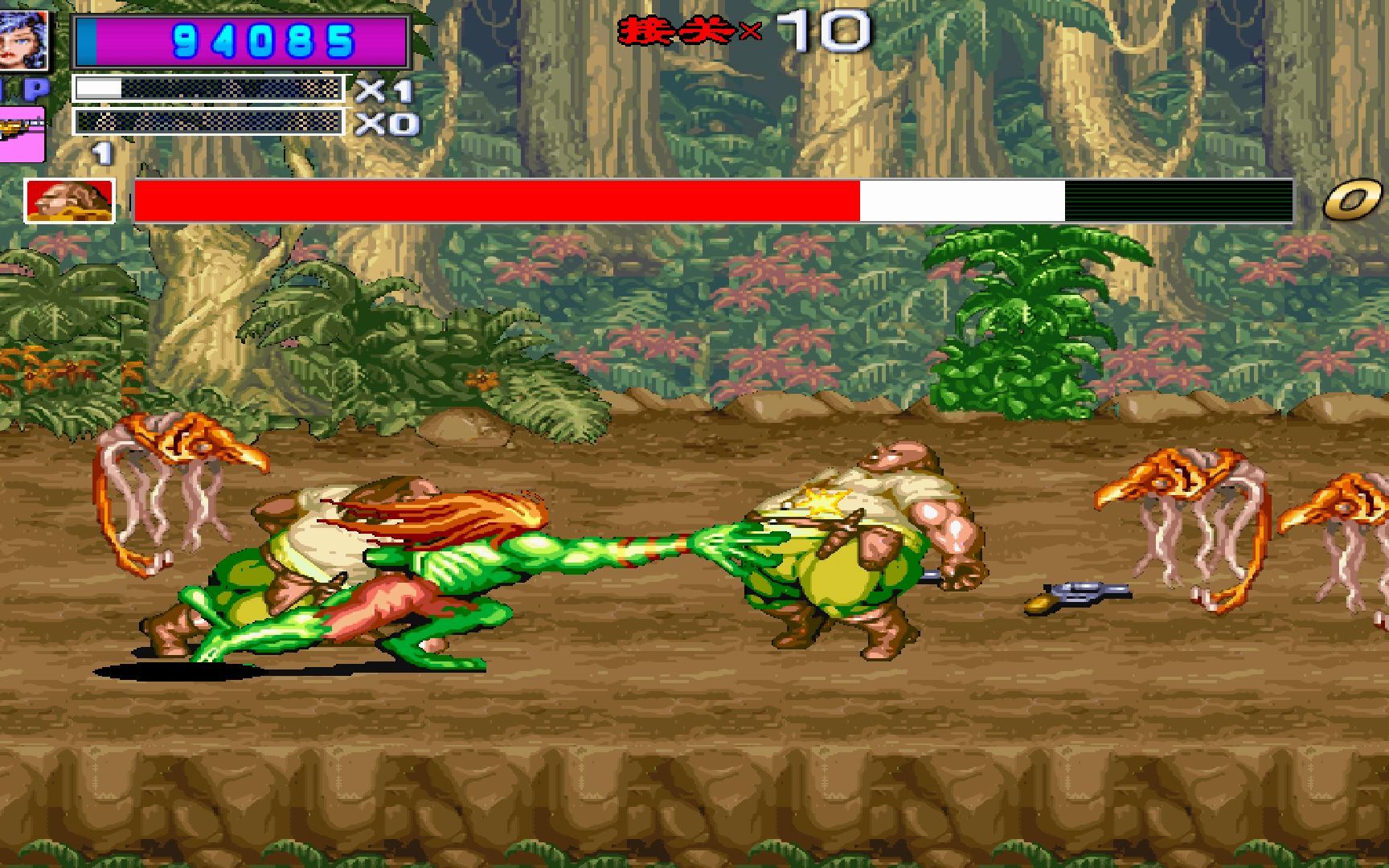 恐龙快打魔改版第二关