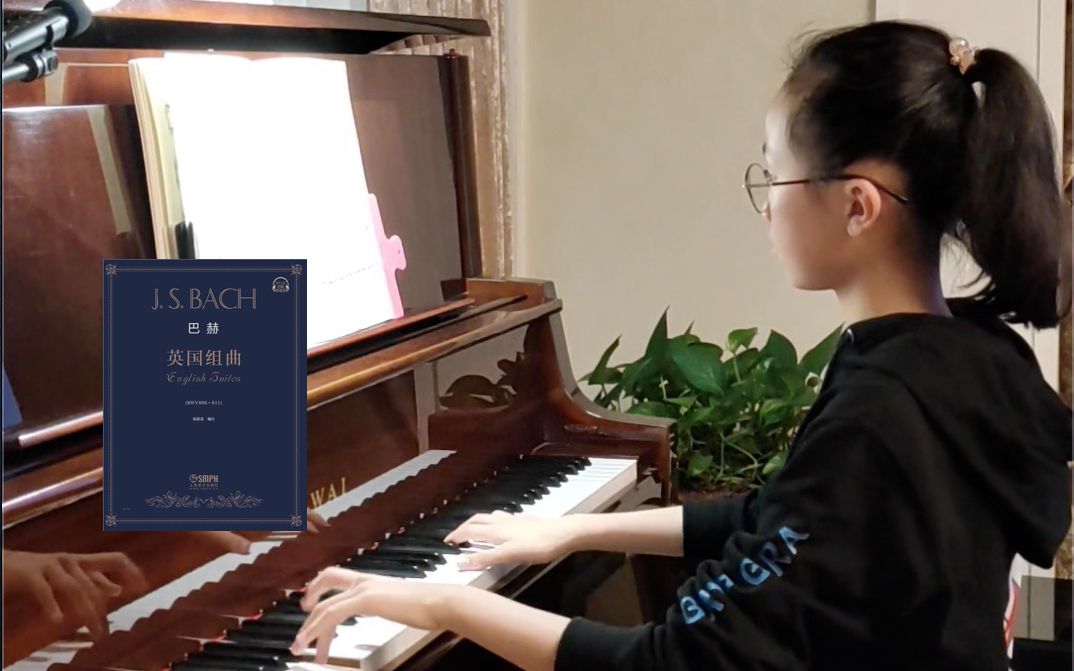 [图]【钢琴】2022.4.3 练习4-巴赫英国组曲 第二组曲 BWV807 前奏曲 60♩