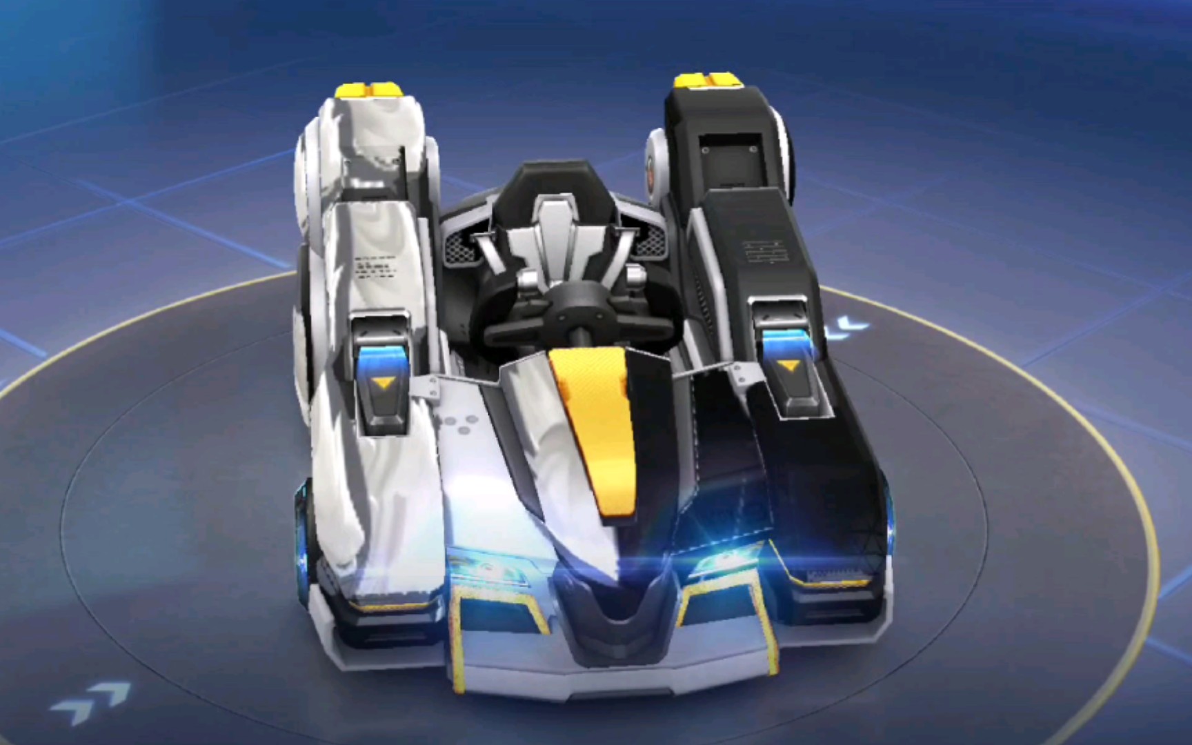 《跑跑卡丁车手游》阴阳太极黑白棉花糖x9贴膜教学!