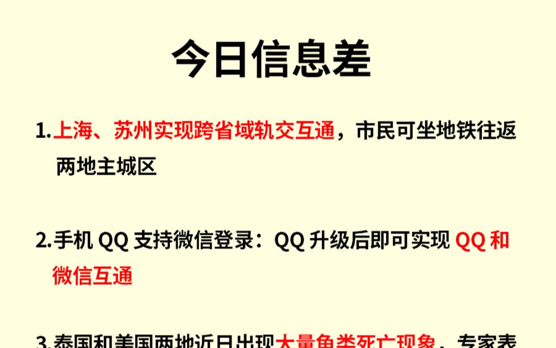 今日信息差【2023年6月25日】哔哩哔哩bilibili