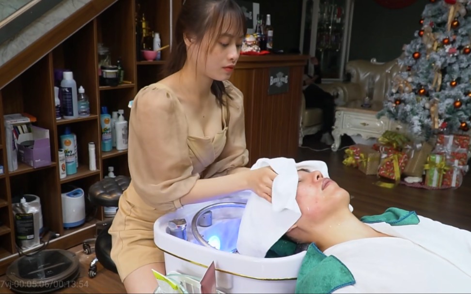 越南理发店双人体验图片