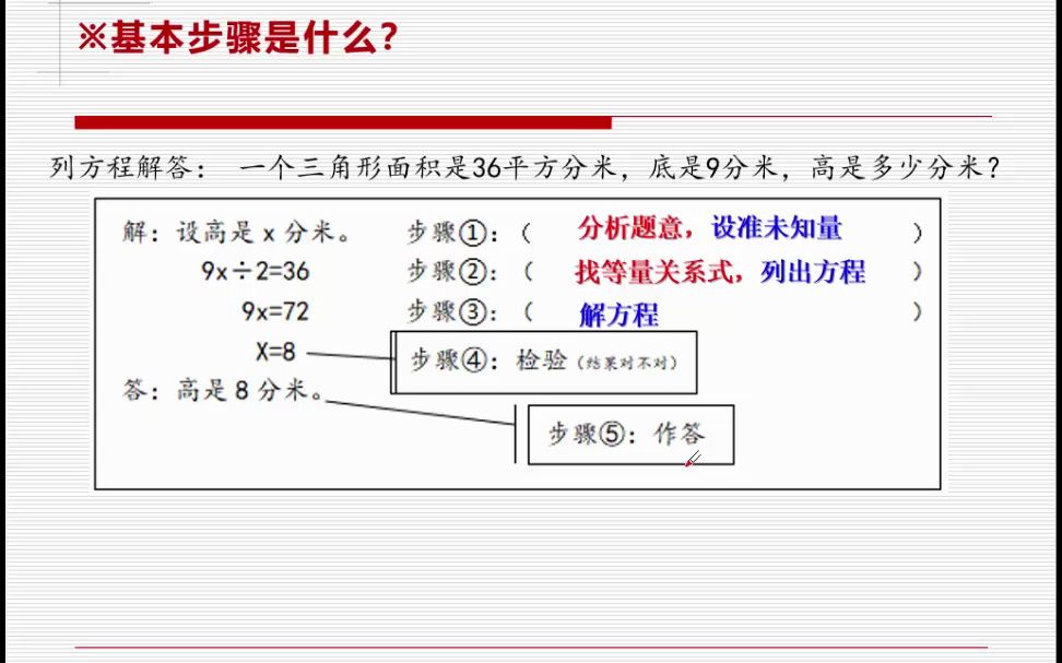 [图]五年级同步2：列方程解决实际问题（1）