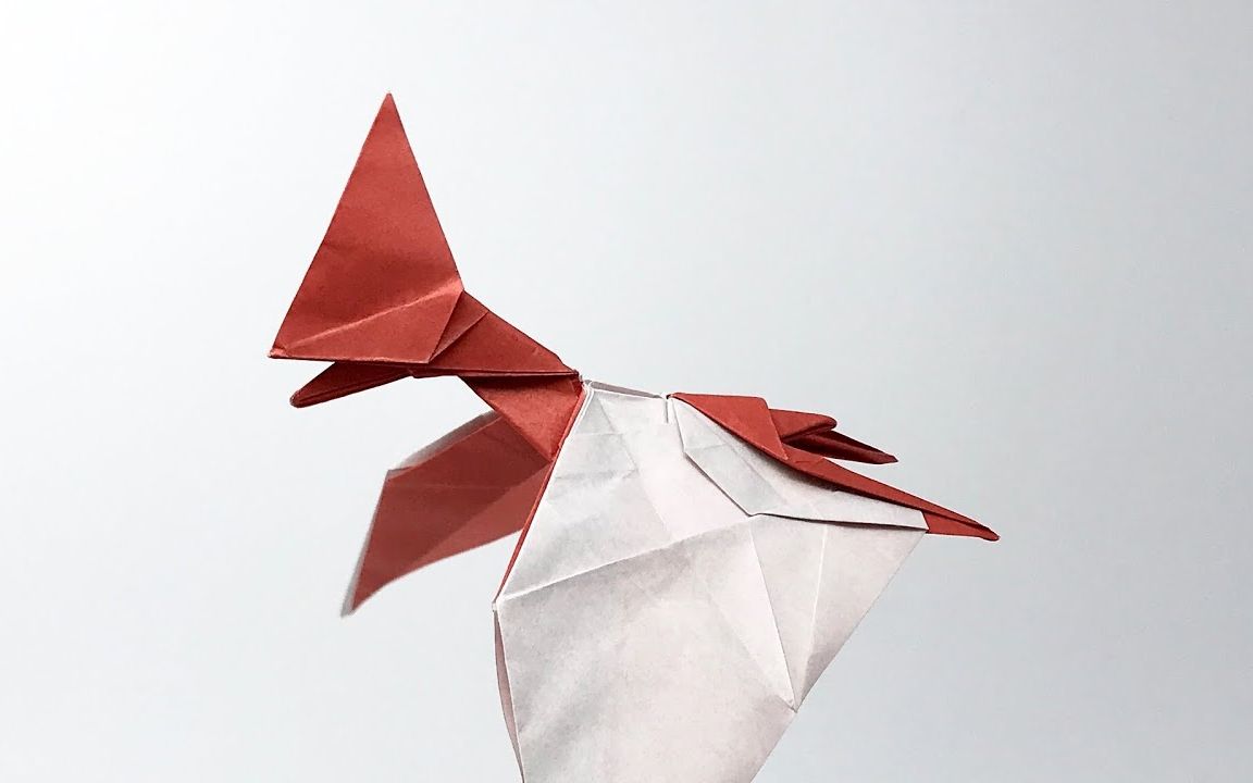 【油管搬运】【折纸origami】古神翼龙·タペヤラ by さくb_哔哩哔哩