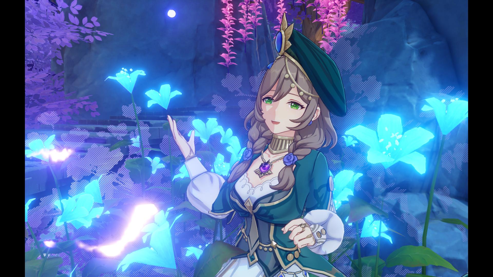 原神3.4深渊丽莎主c满星12层下半(全四星武器)