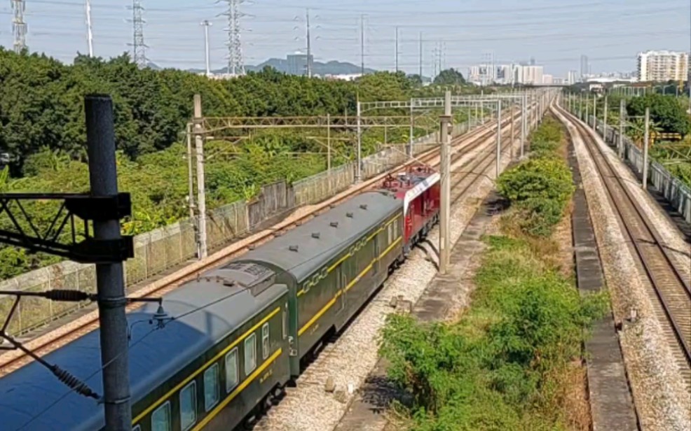 【广深线】z891(广州郑州)通过笔村立交