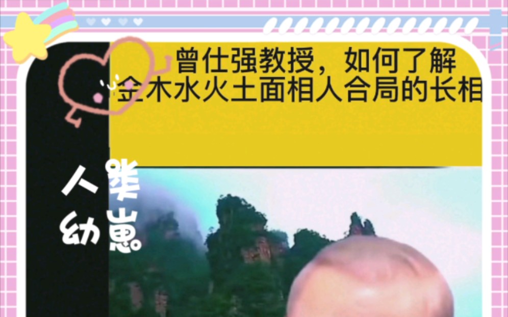 曾仕强教授:如何了解金木水火土面相人合局的长相?哔哩哔哩bilibili