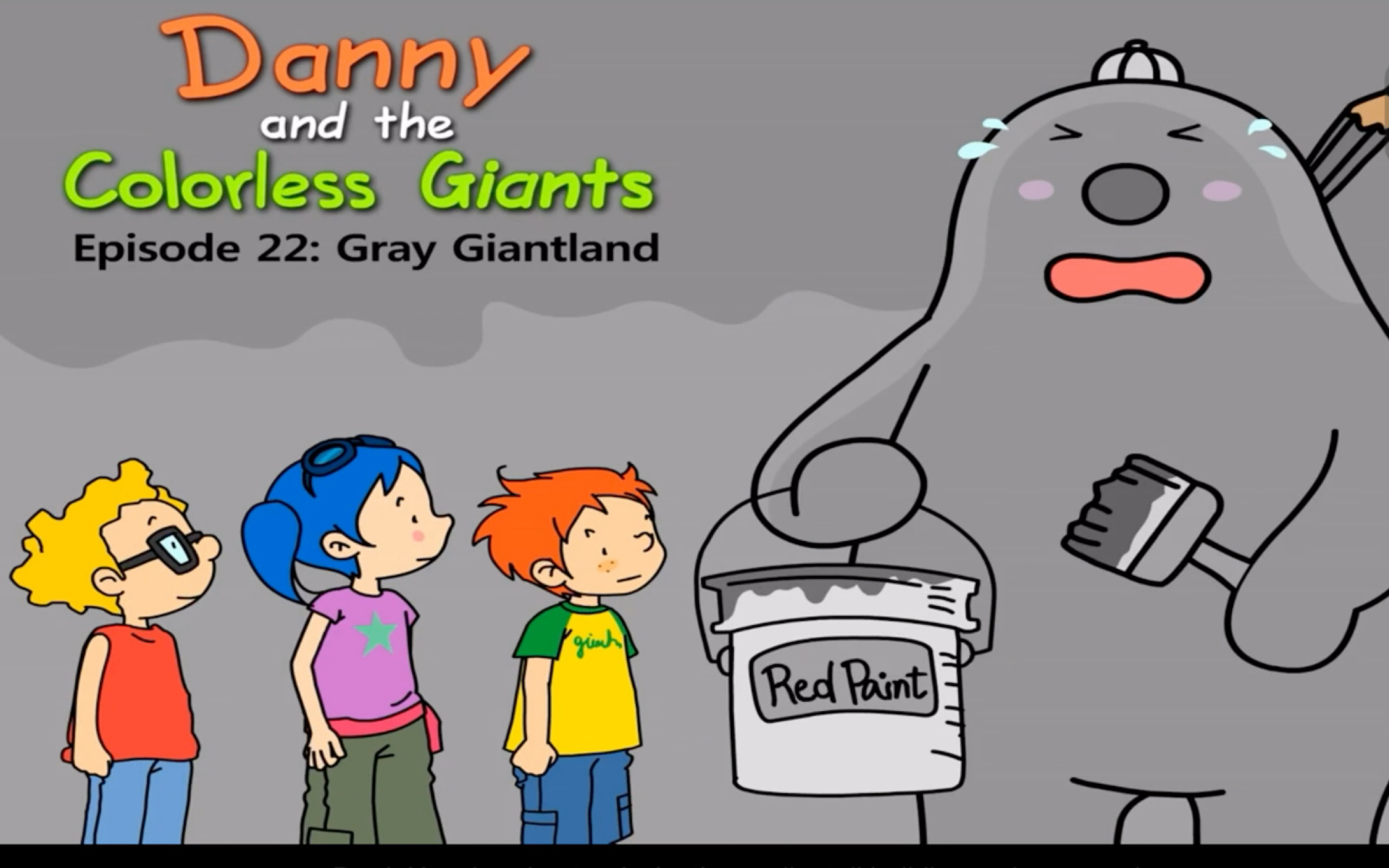 [图]little fox —Level 4—Danny and colorless giants —episode 22 gray giantland少儿英语动画片