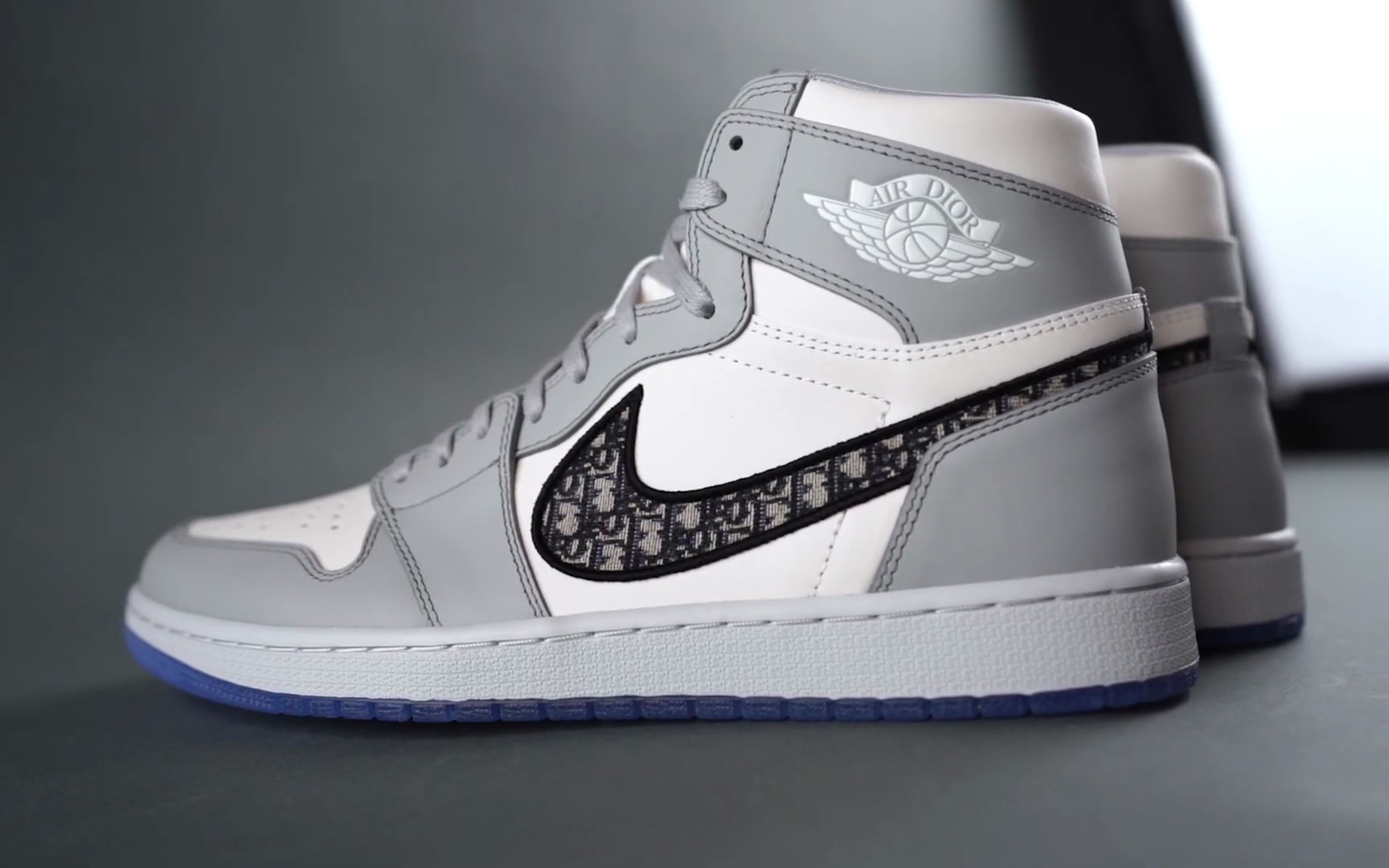 dior x air jordan 1 high og 细节实拍