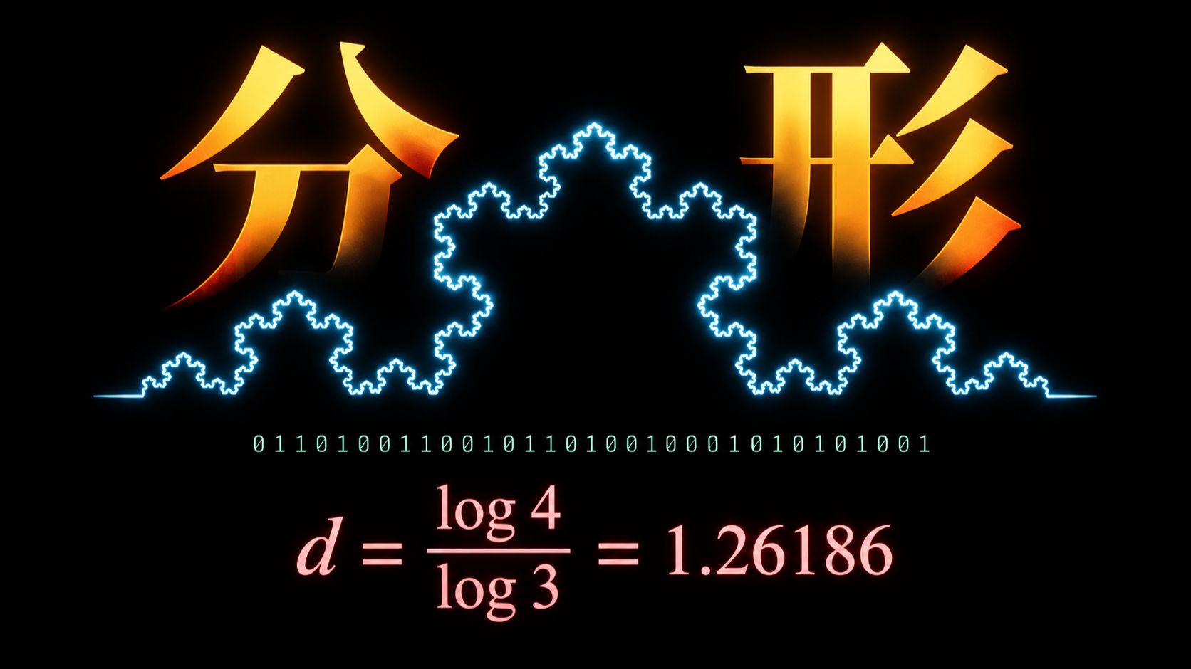【漫士】二进制里隐藏的分形：到底什么是分数维度？