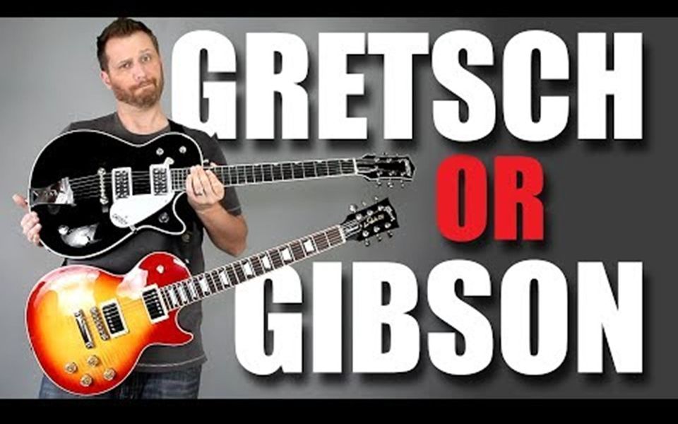 【卖时光】单缺角电吉他对比!gretsch vs gibson!