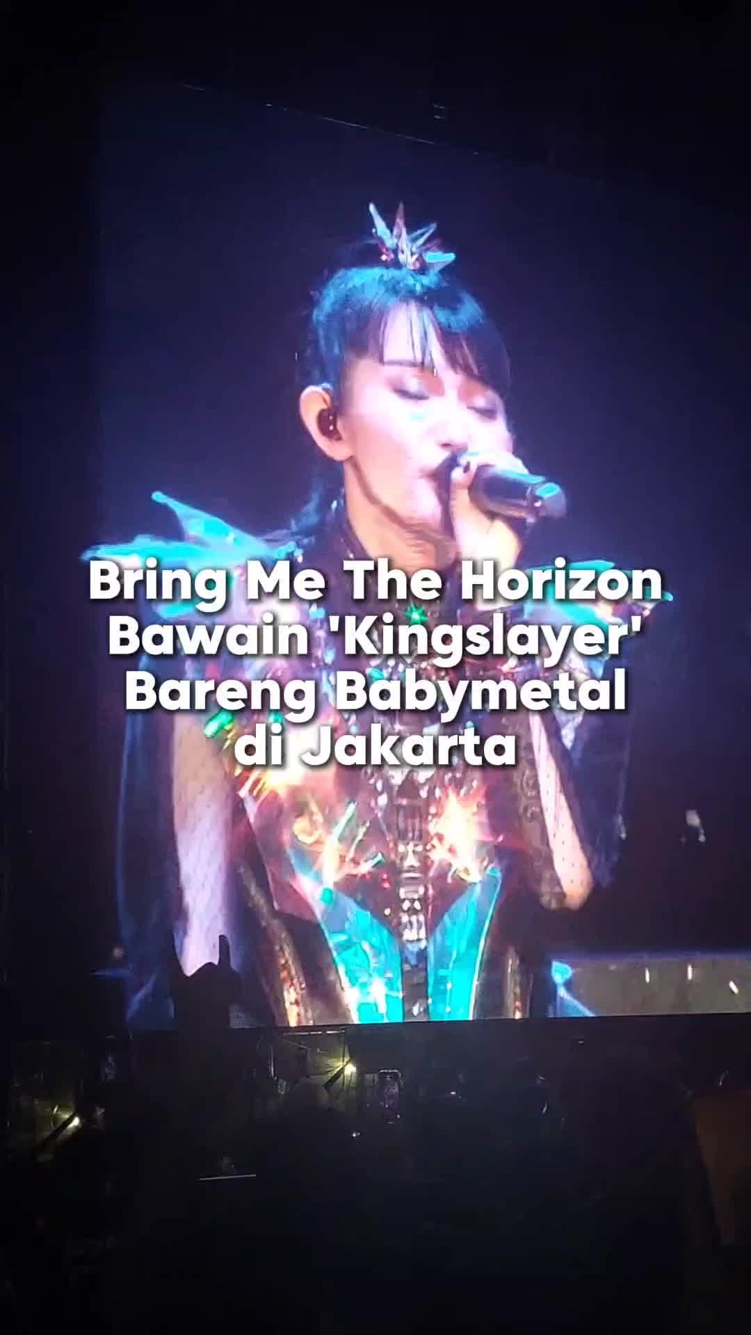 给我带来地平线bawain lagu'kingslayer'bareng Babymetal di Nexfest 2024.哔哩哔哩bilibili