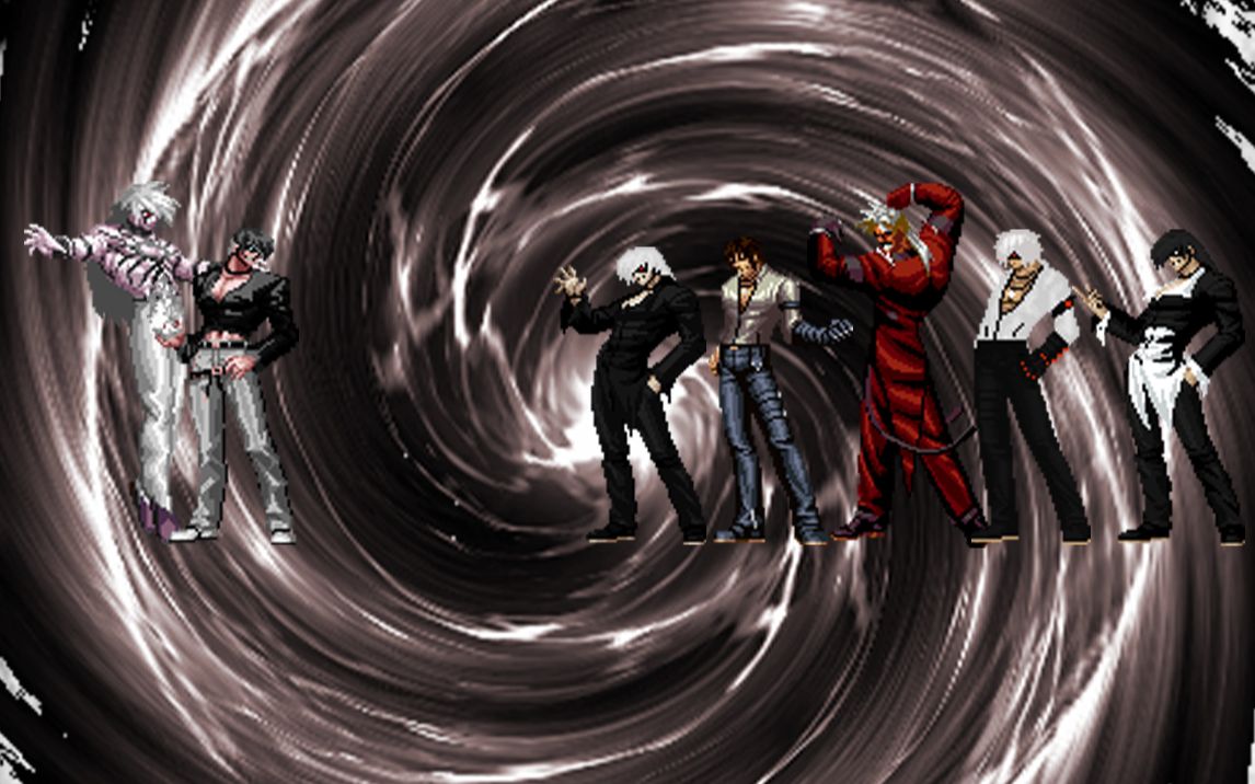 【mugen】魔改版白炎八神 vs 黑暗五巨头_哔哩哔哩bilibili