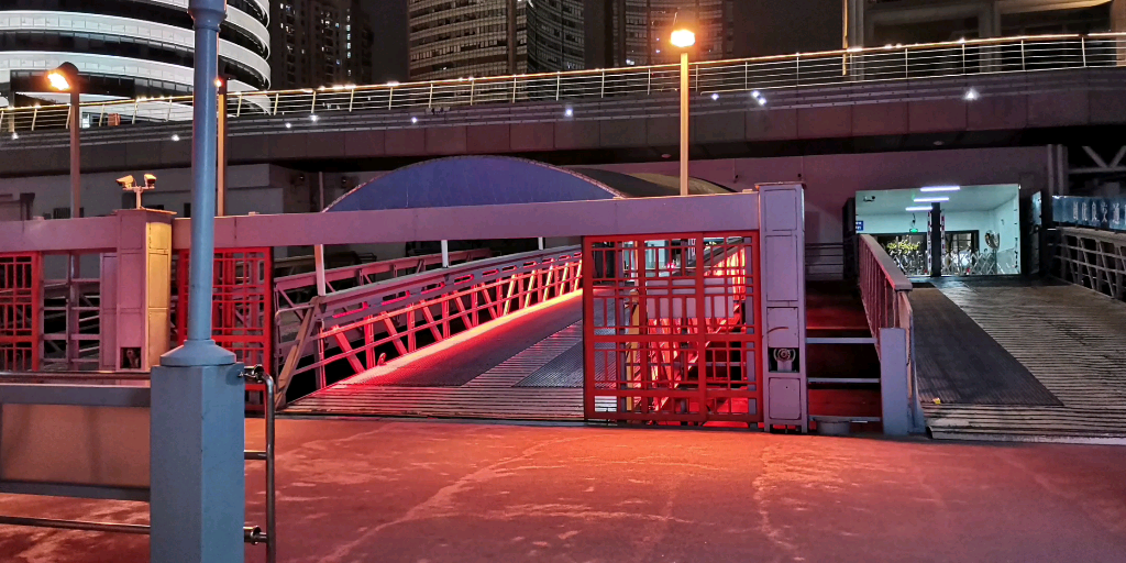 [pov32b]上海轮渡 东复线 复兴东路渡口->东昌路渡口 窗户视角展望