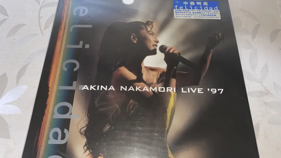 中森明菜】【LDRip】1997年发行LD「felicidad AKINA NAKAMORI LIVE '97 