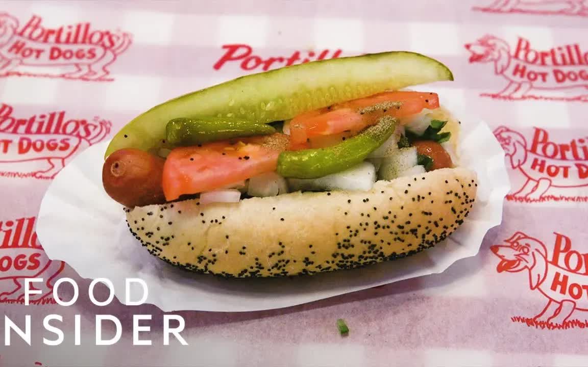 芝加哥最著名的热狗  Portillo's | 传奇美食哔哩哔哩bilibili