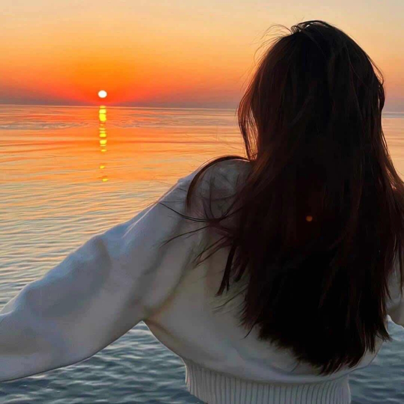 海边 夕阳