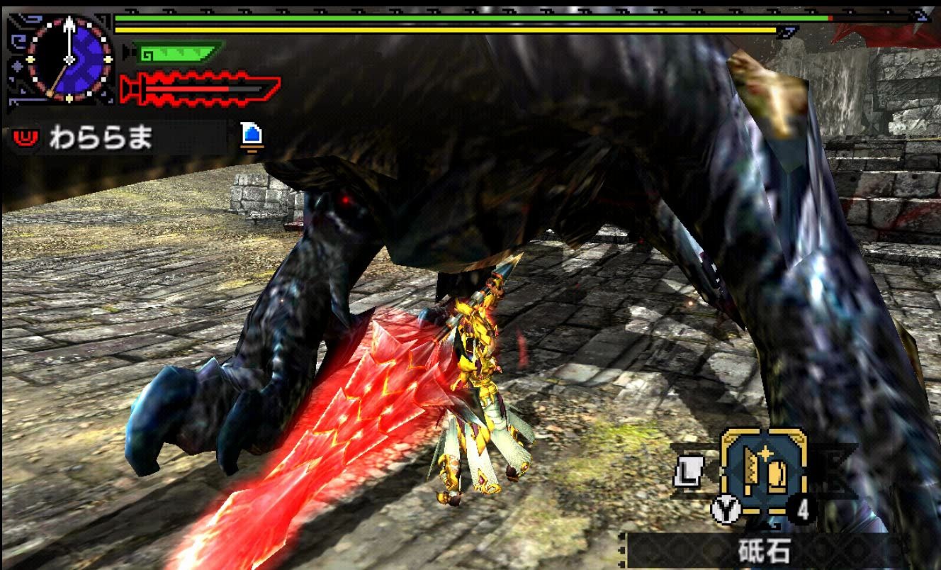 怪物猎人xx 武士道钝器太刀g4天彗龙 太刀真不愧是钦定武器.