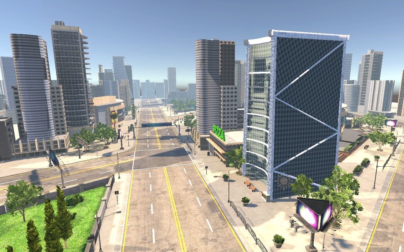 unity,blender_写实城市场景