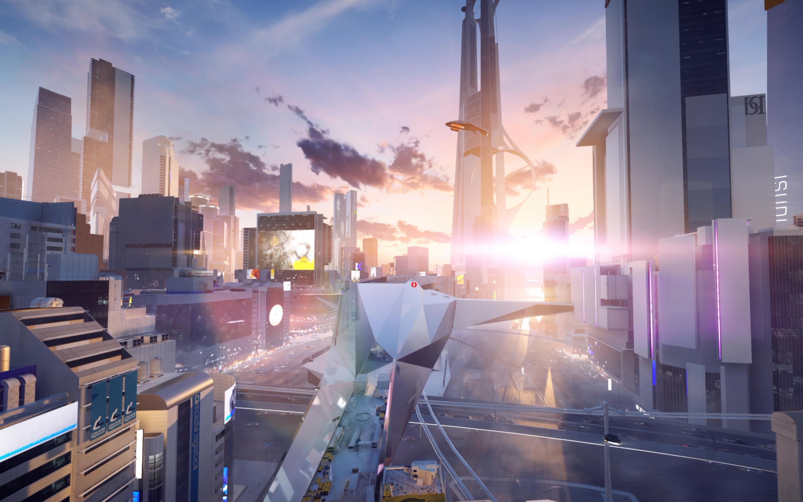 镜之边缘催化剂有点赛博朋克的感觉4k最高画质