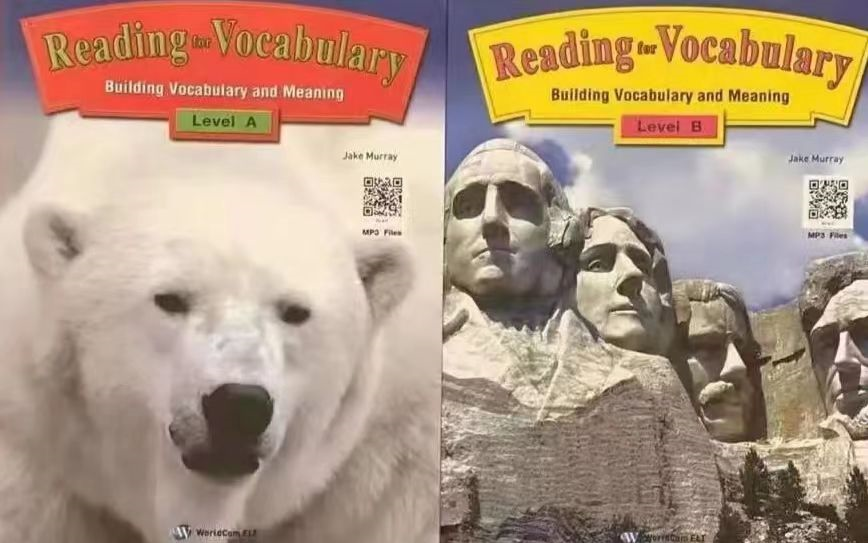 [图]美国小学课本词汇阅读教材《Reading for Vocabulary》4册PDF+音频+外教课+练习+教材外教精讲课4册