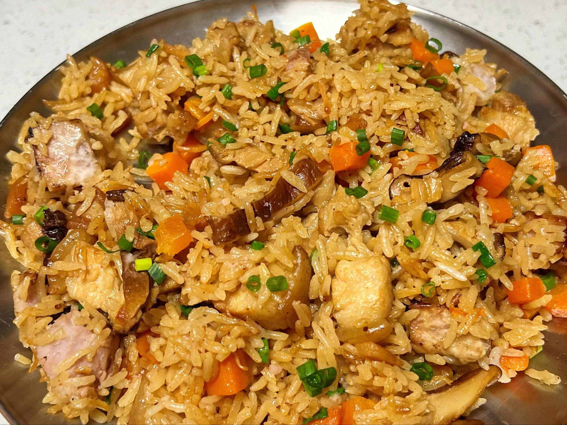 电饭煲版的闽南咸饭,鲜香味美,一口气炫三大碗!