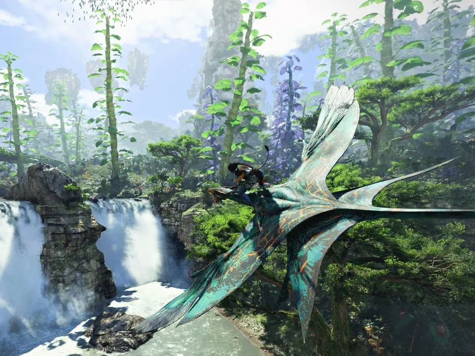 【4k 60fps】《阿凡达:潘多拉边境》 - 飞行伊卡兰穿越整个地图-月球