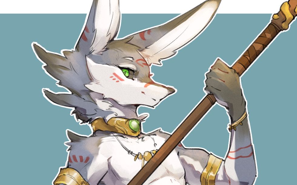 绘画过程 半狼兽人绘画过程