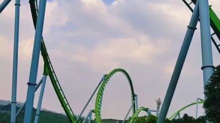 重庆欢乐谷-翼飞冲天 随手拍_哔哩哔哩_bilibili