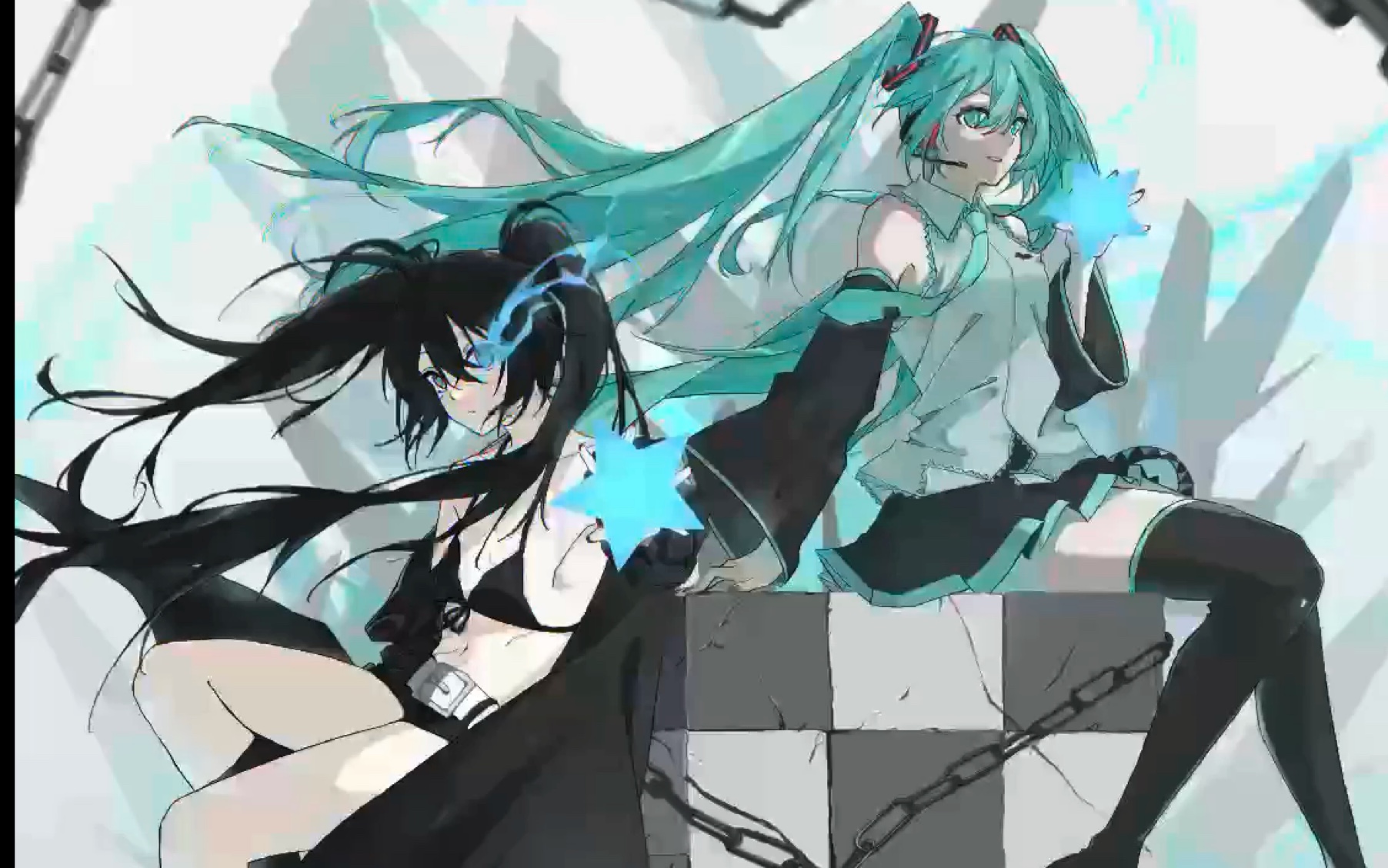 活动  【procreate过程】黑岩射手with 初音未来