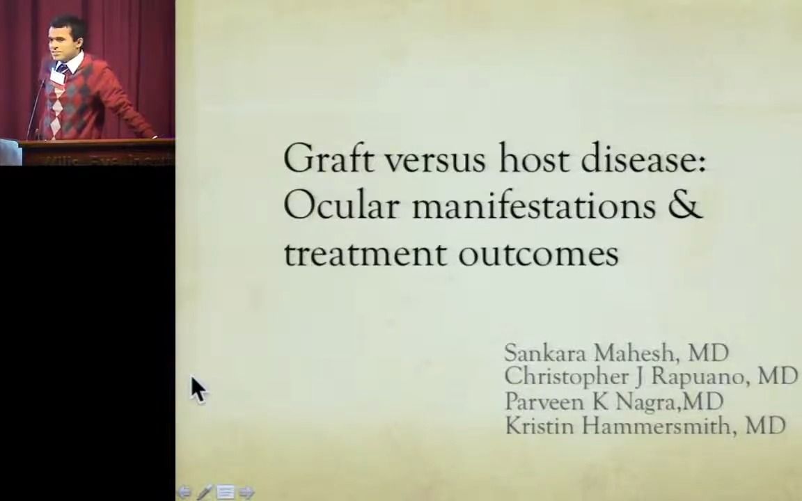 [图]Graft Versus Host Disease Ocular Manifestations and Treatment -移植物抗宿主病眼部表现和治疗