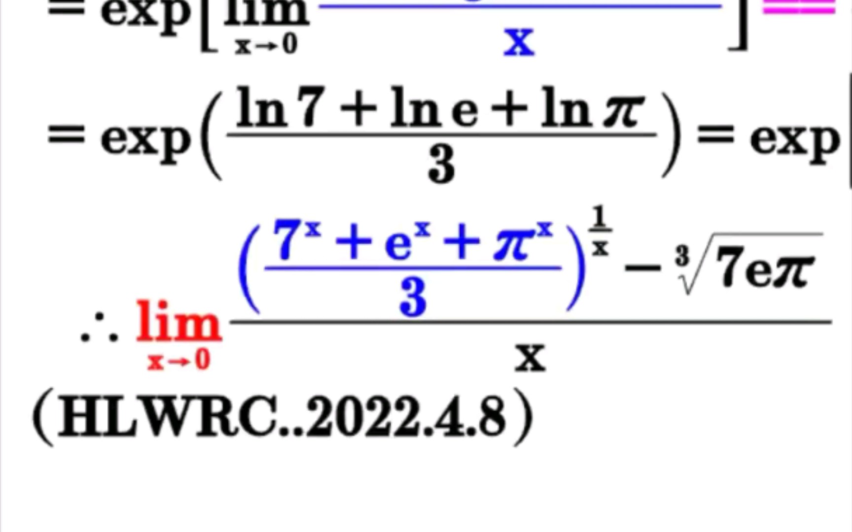 【mathmagiclite】安卓手机公式编辑器(latex代码),高等数学高数微积分calculus...洛必达法则求极限+整体法等价无穷小逆向思维.哔哩哔哩bilibili