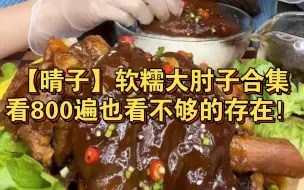 Download Video: 【晴子】精剪软糯大肘子合集！谁懂啊！家人们！最最最喜欢晴子吃肘子啦！！入坑就是看她的肘子米饭！！炒鸡好看！！疯狂安利！