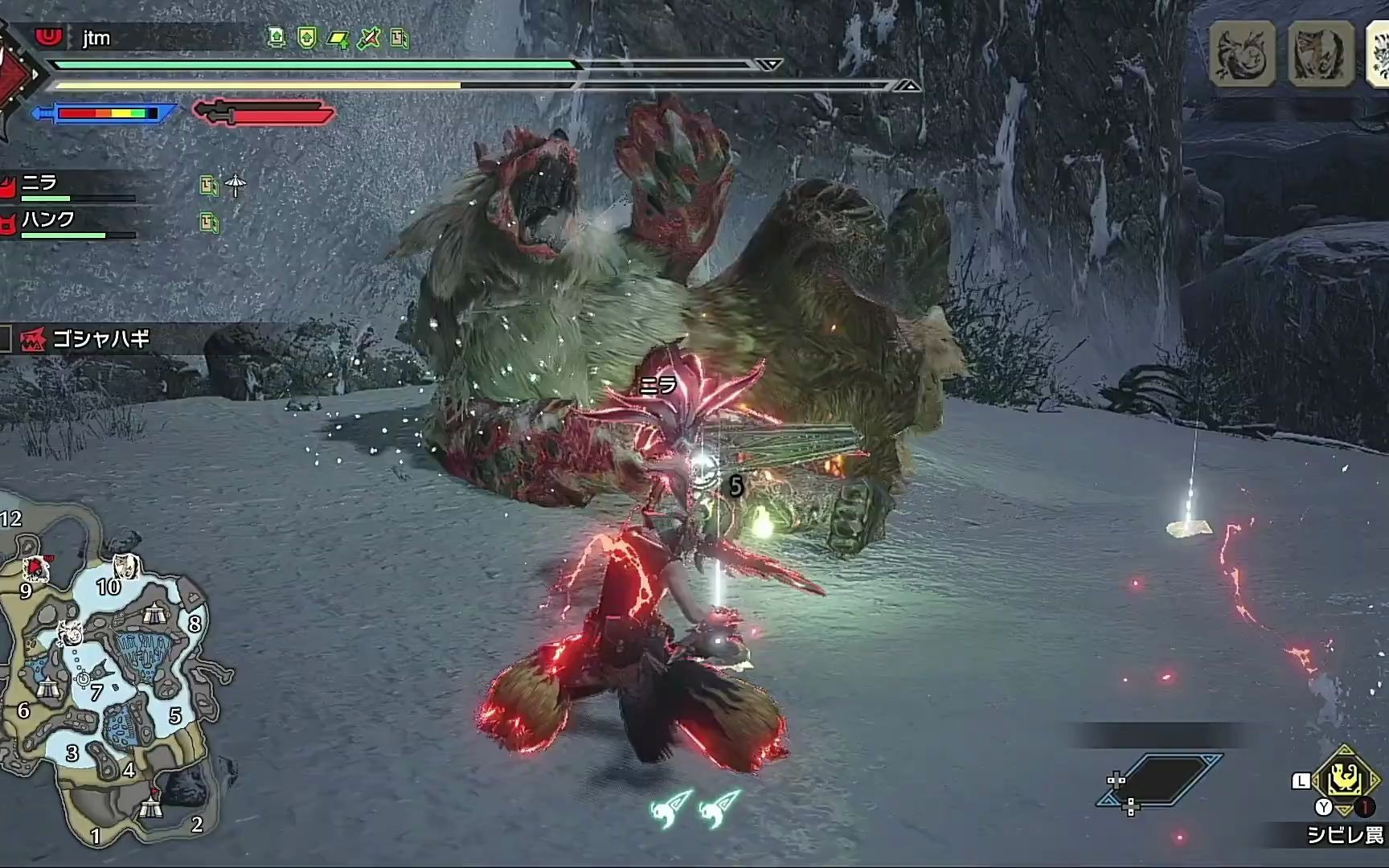 【mhrise】双剑 上位★7雪鬼兽 3分27秒 无限制【by: yuki】