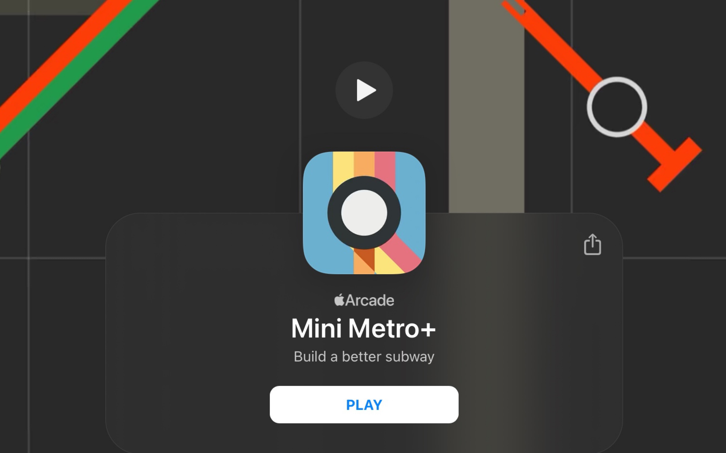 applearcade游戏minimetro